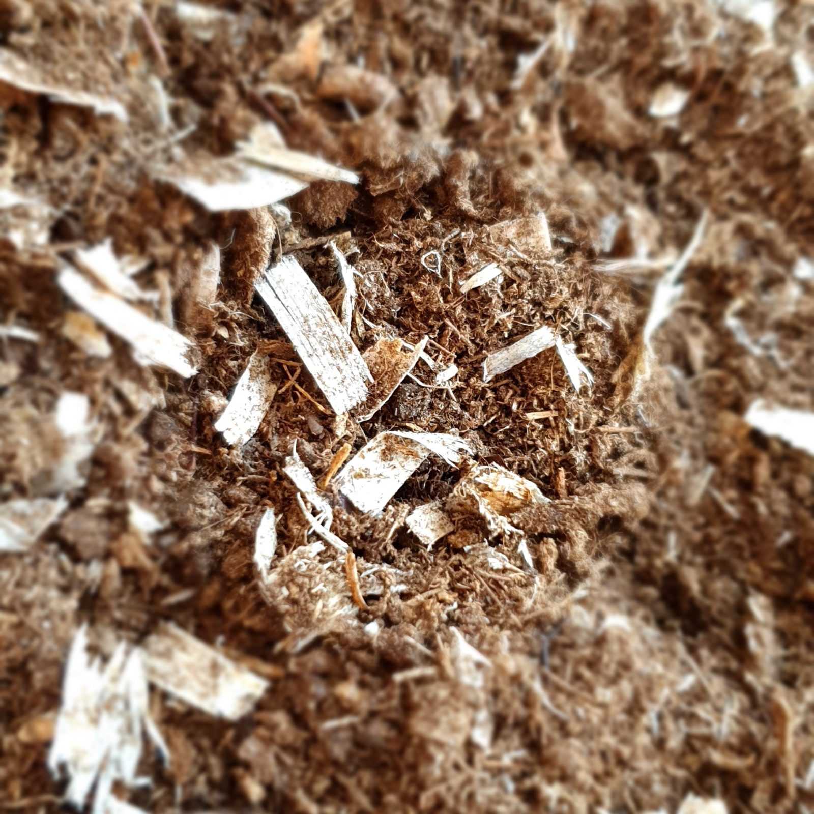 Ściółka torfowa z włóknem drzewnym dla drobiu